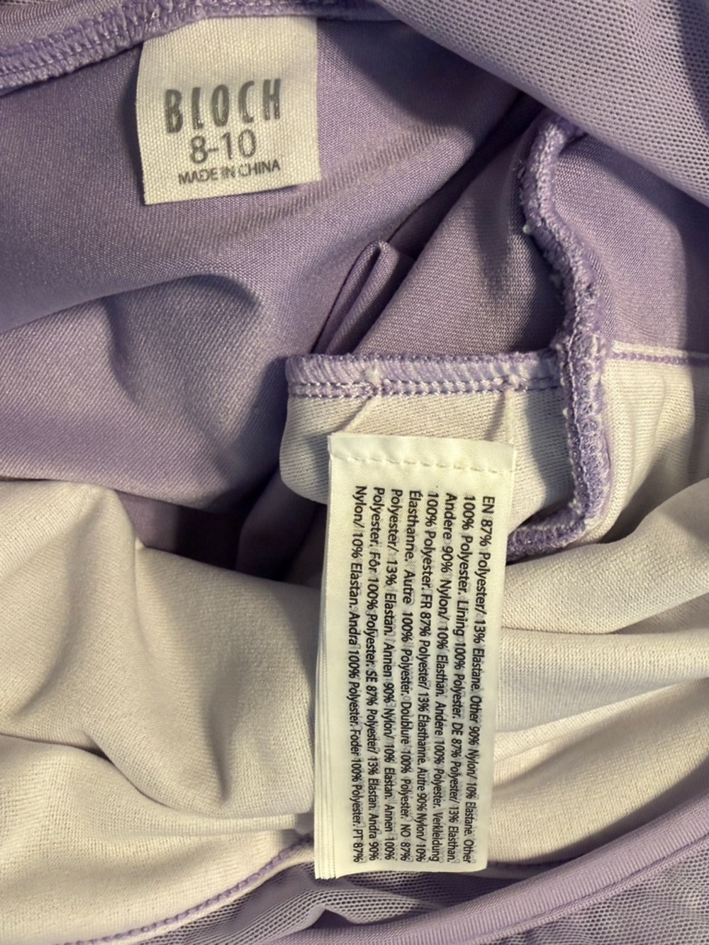 BNWT Bloch Girls Lilac Leotard/Tutu Combo - Picture 6 of 6